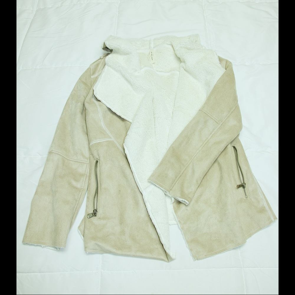 Faux Suede Jacket